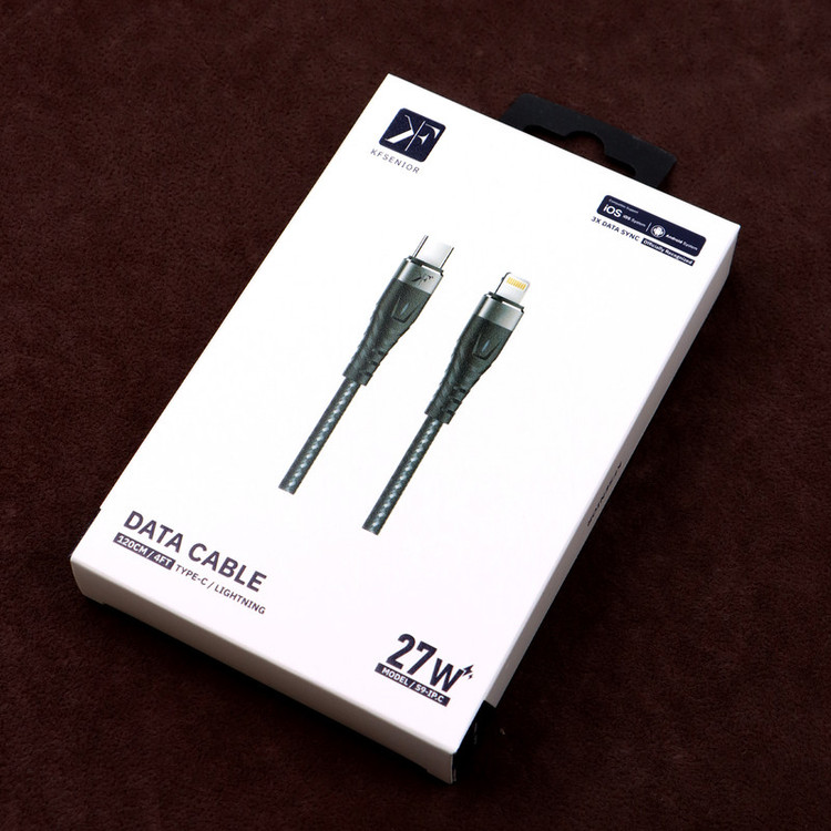 کابل تبدیل لایتنینگ به USB-C کی اف سنیور مدل S9IP-C طول 1.2 متر