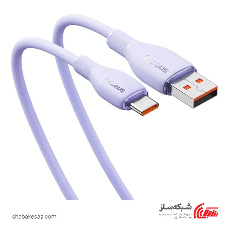 کابل USB-C به type c بیسوس مدل Pudding 100W طول 1.2 متر