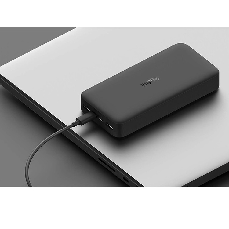 پاوربانک 18 وات شیائومی مدل Redmi ظرفیت 20000 میلیآمپرساعت